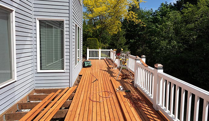 Professional roof deck repair services